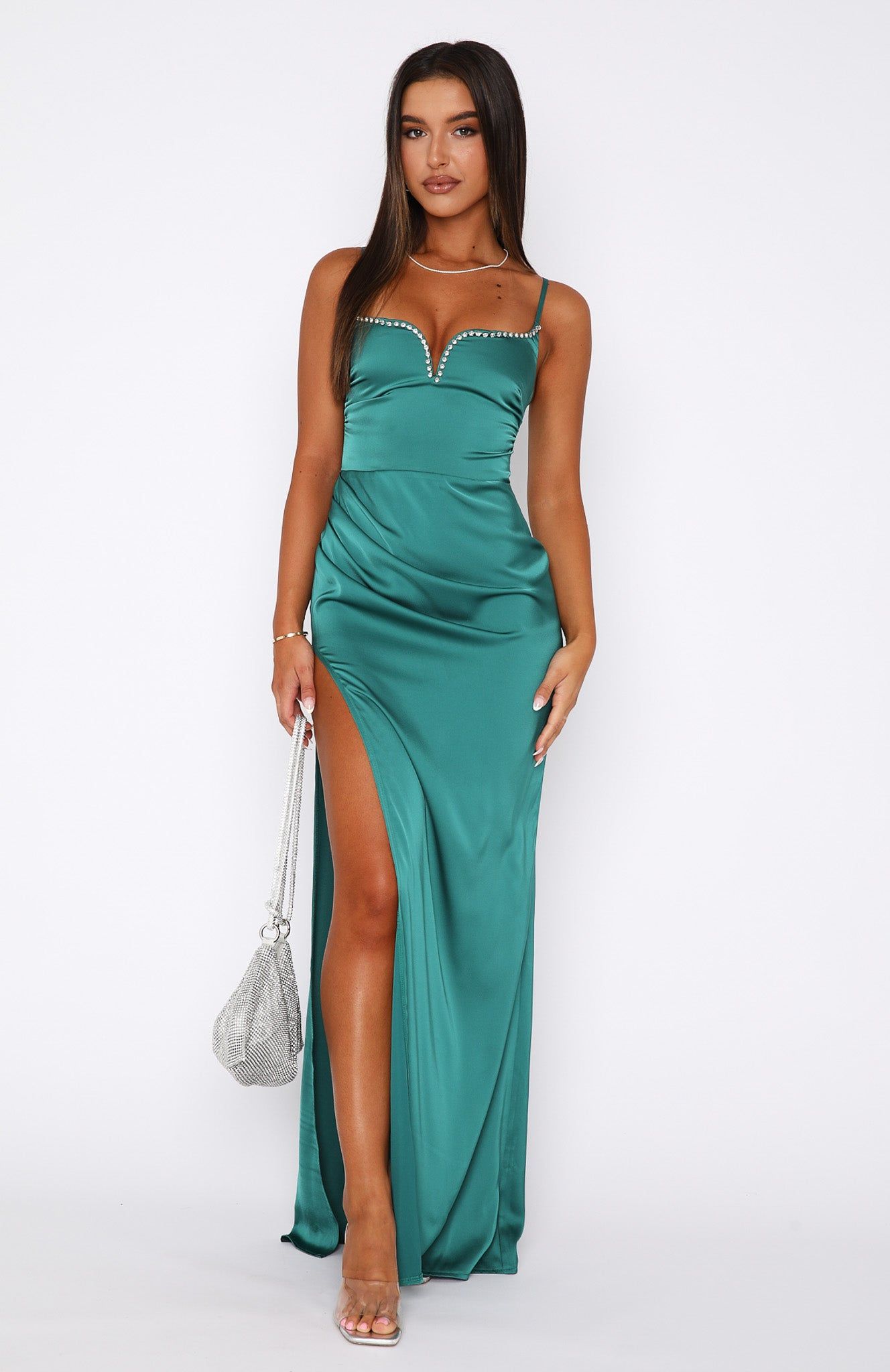 One In A Million Maxi Dress Emerald sold by White Fox Boutique product image thumbnail 2