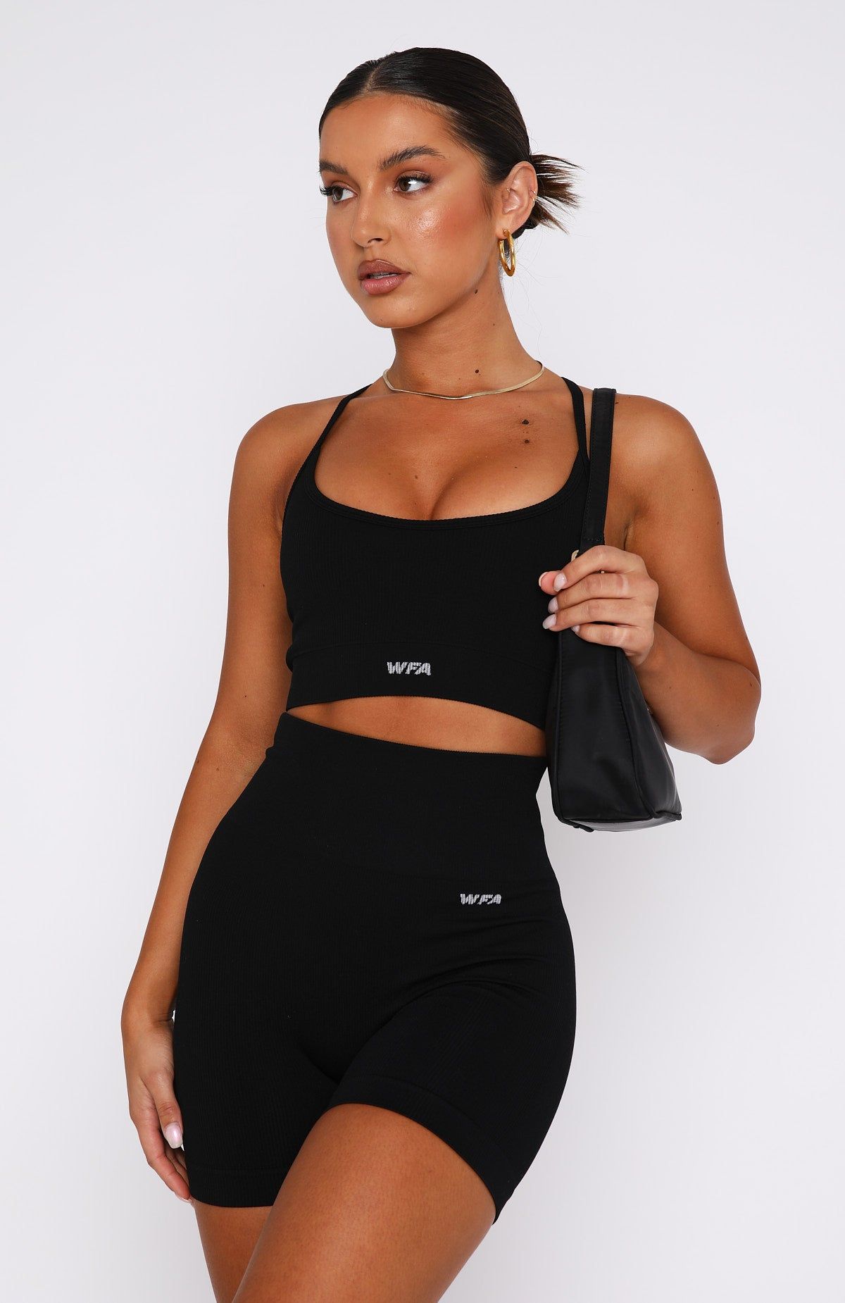 Cool Off Seamless Sports Bra Black sold by White Fox Boutique product image thumbnail 2