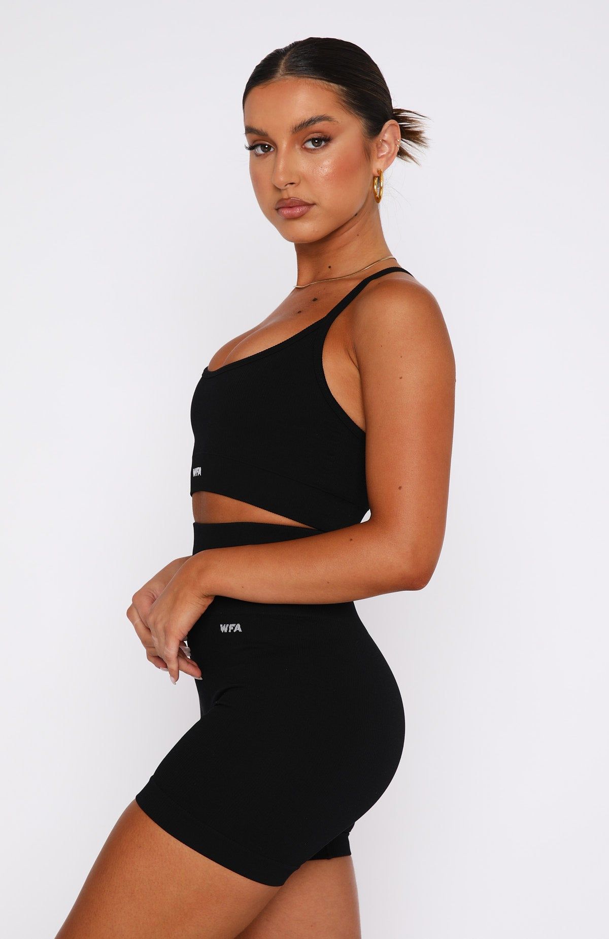 Cool Off Seamless Sports Bra Black sold by White Fox Boutique product image thumbnail 3