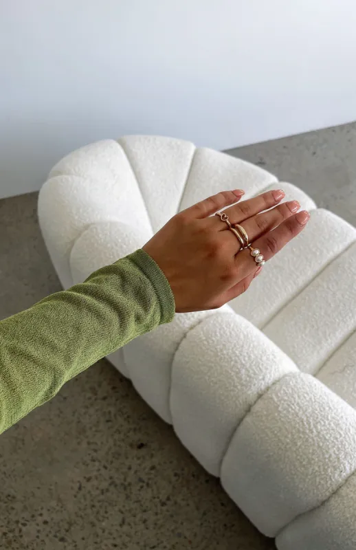 Ruby Ring Set Gold sold by White Fox Boutique