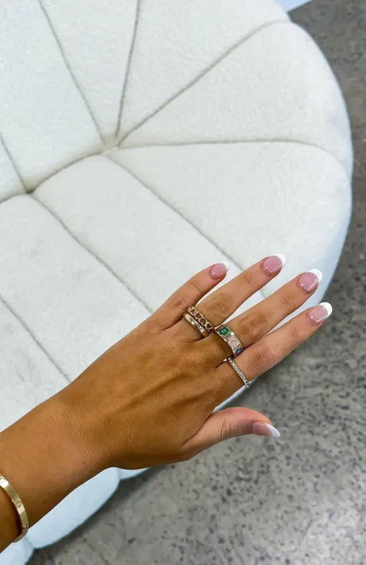 Billie Ring Set Gold sold by White Fox Boutique