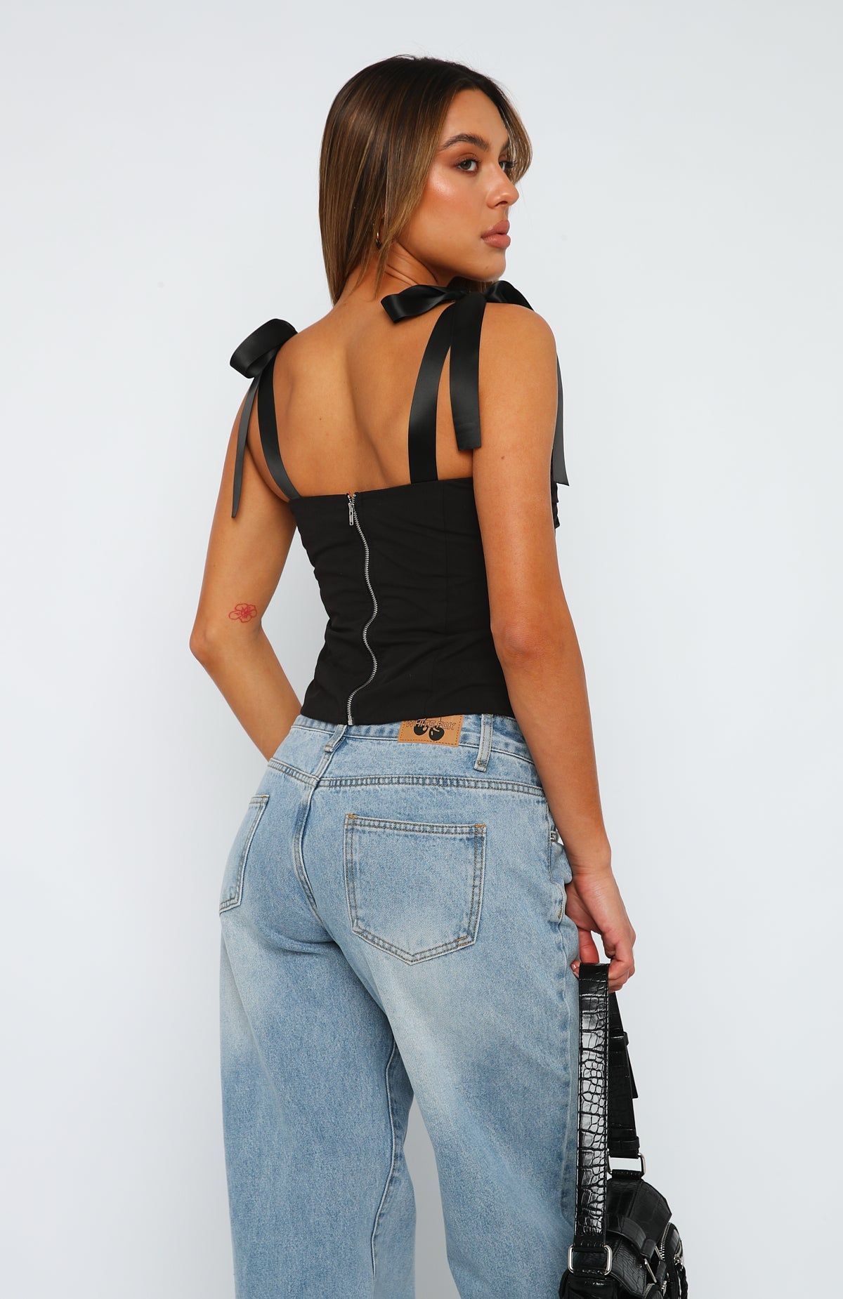 Queen Bee Top Black sold by White Fox Boutique product image thumbnail 4