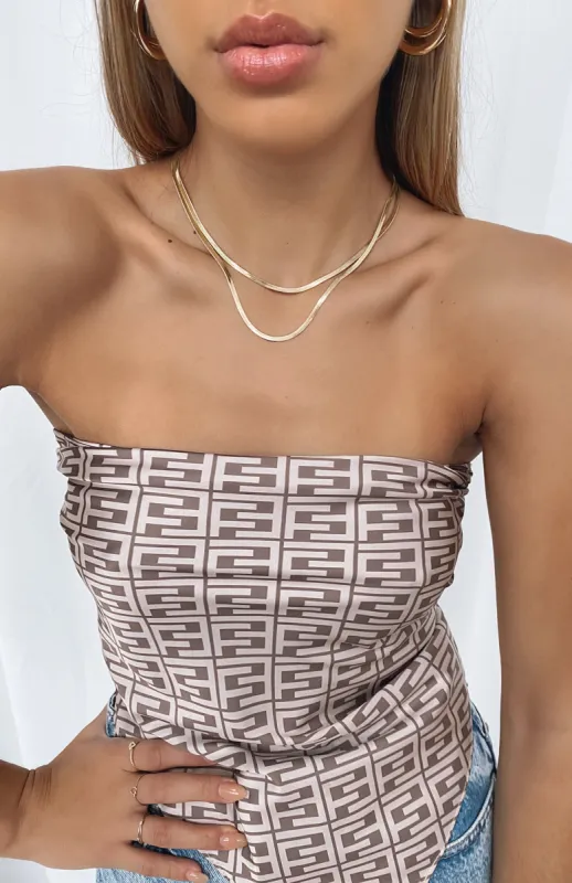 Wildest Dreams Necklace Gold sold by White Fox Boutique