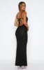 What A Treat Sequin Knit Maxi Dress Black sold by White Fox Boutique