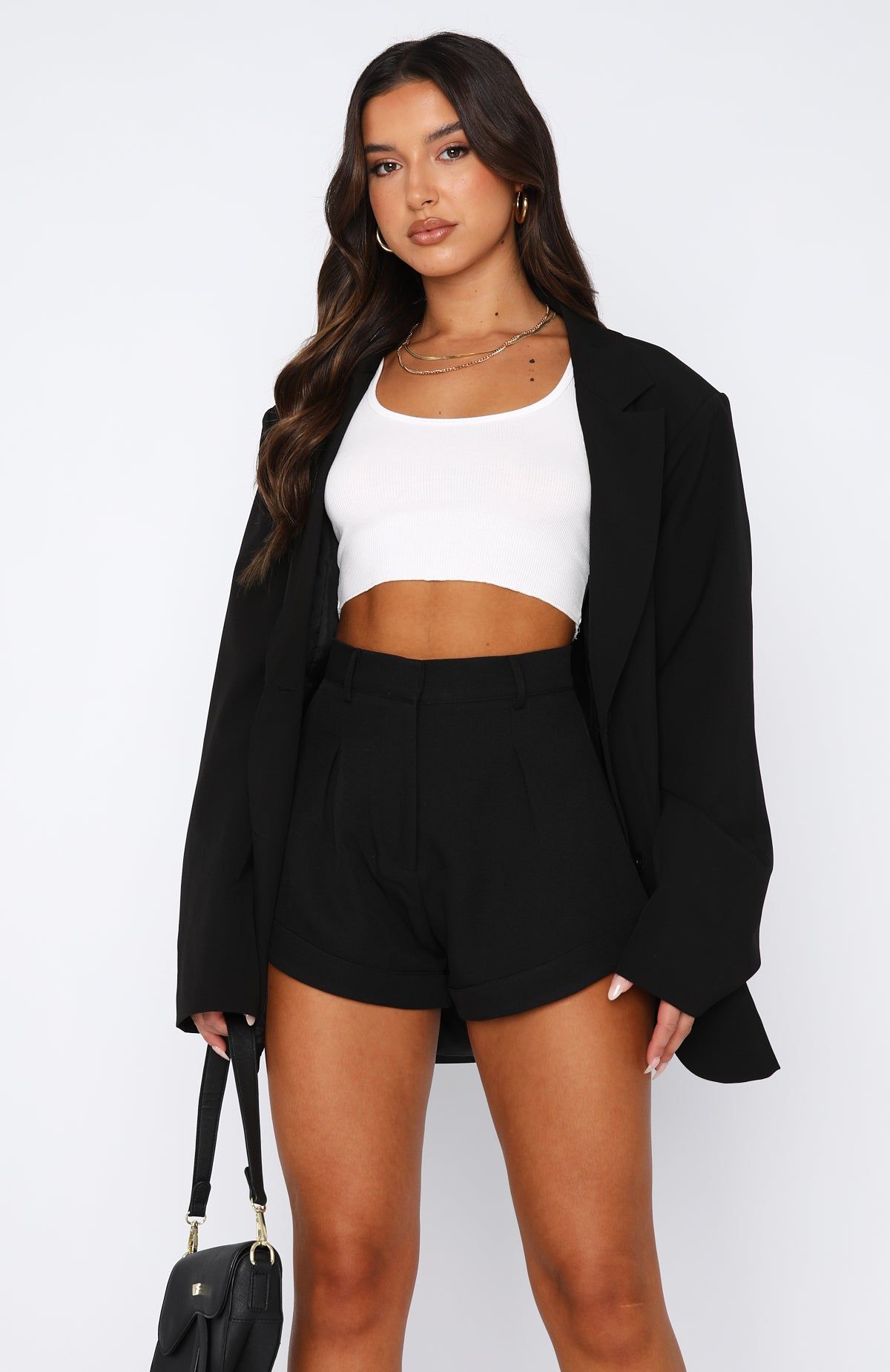 Hey Vacay Shorts Black sold by White Fox Boutique product image thumbnail 2