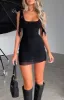 Don't Tell Me Now Mini Dress Black sold by White Fox Boutique