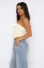 Chase A Feeling Strapless Bustier Cream sold by White Fox Boutique