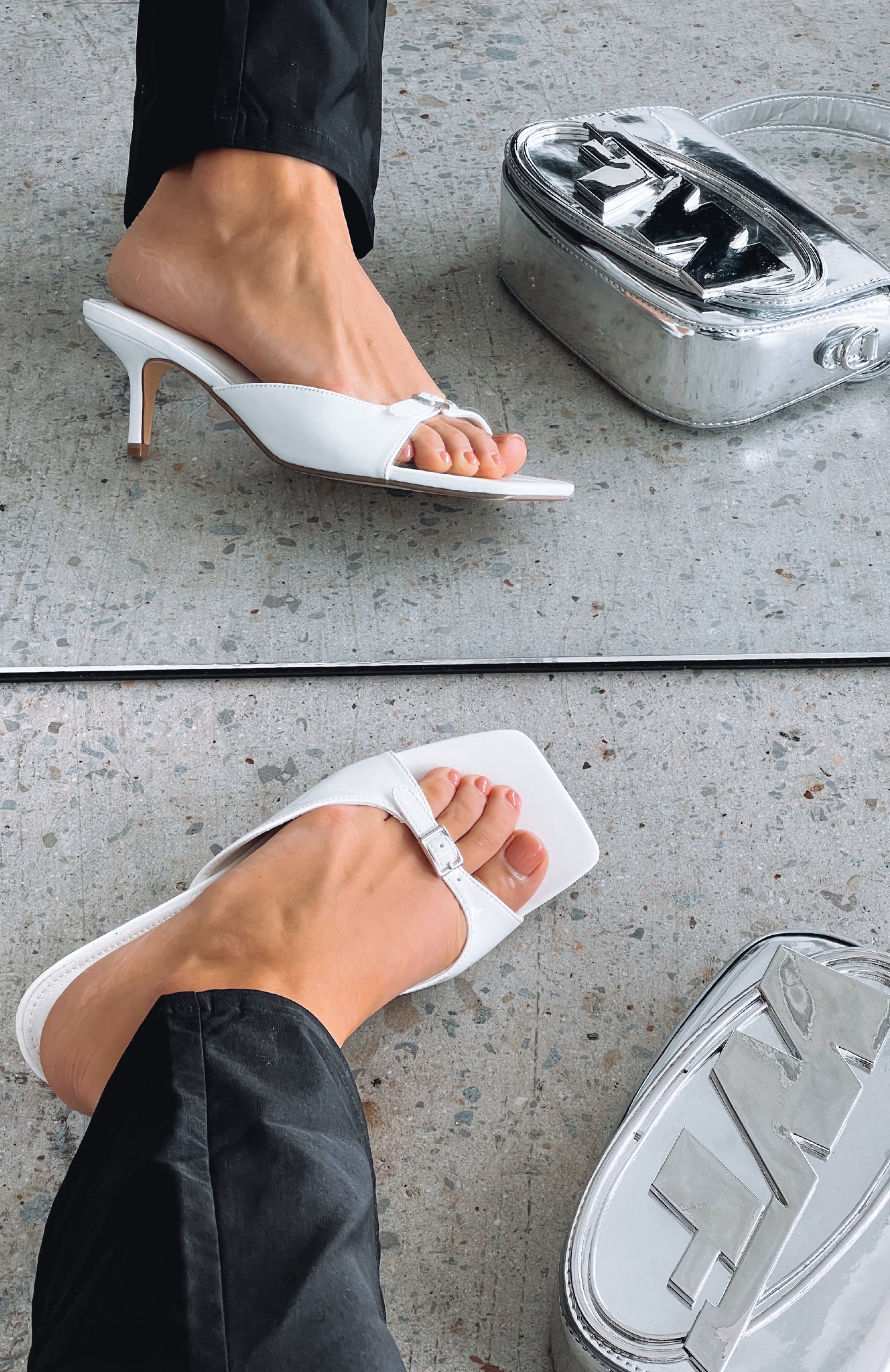 Nico Heels White sold by White Fox Boutique