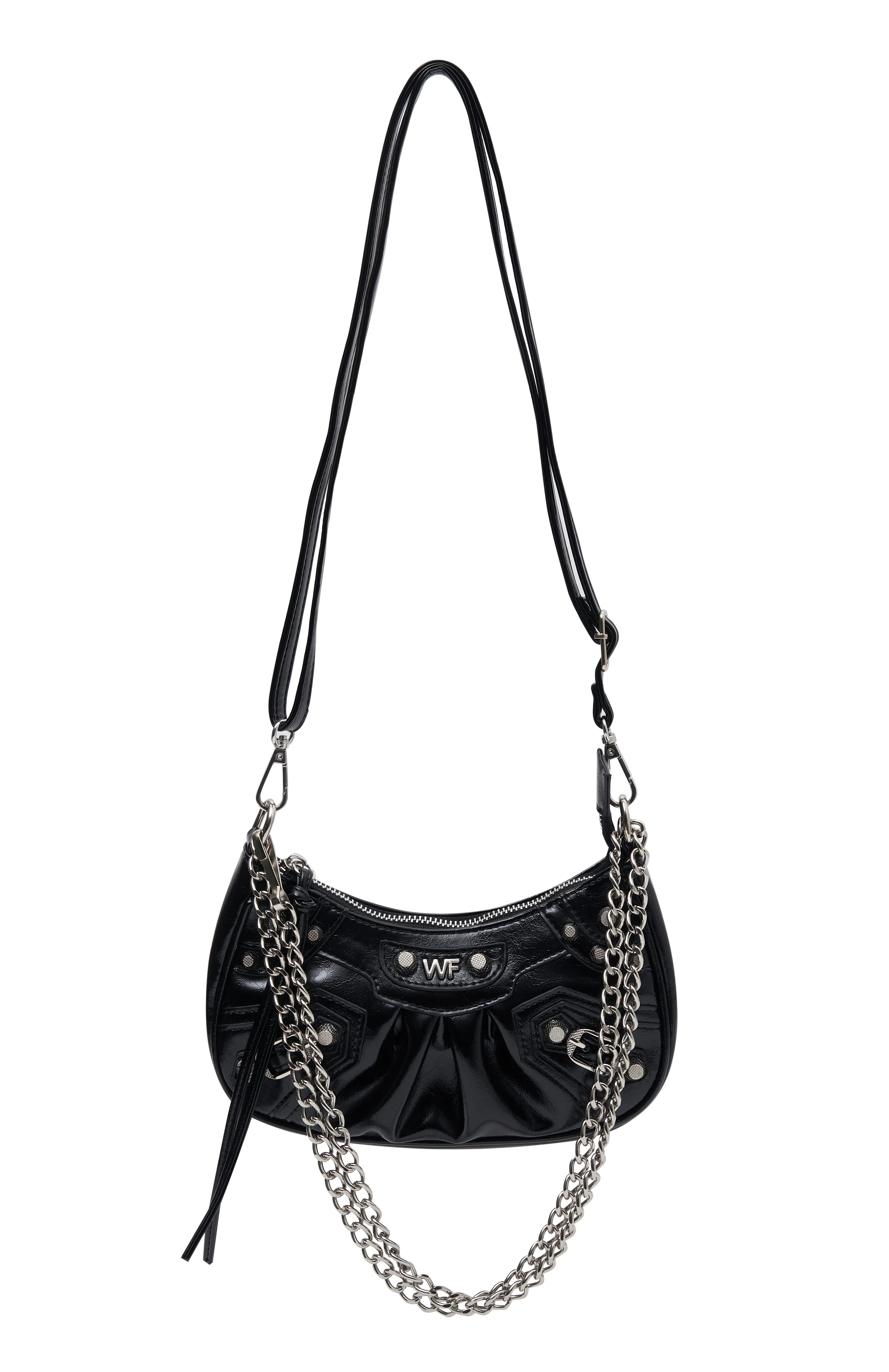 Harlow Bag Black PU sold by White Fox Boutique product image thumbnail 2