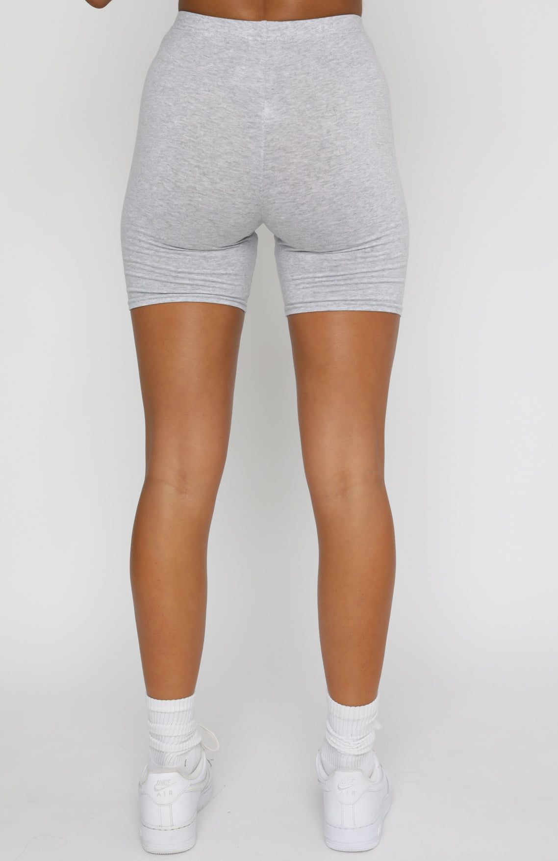 Real Games Bike Shorts Grey Marle sold by White Fox Boutique product image thumbnail 4