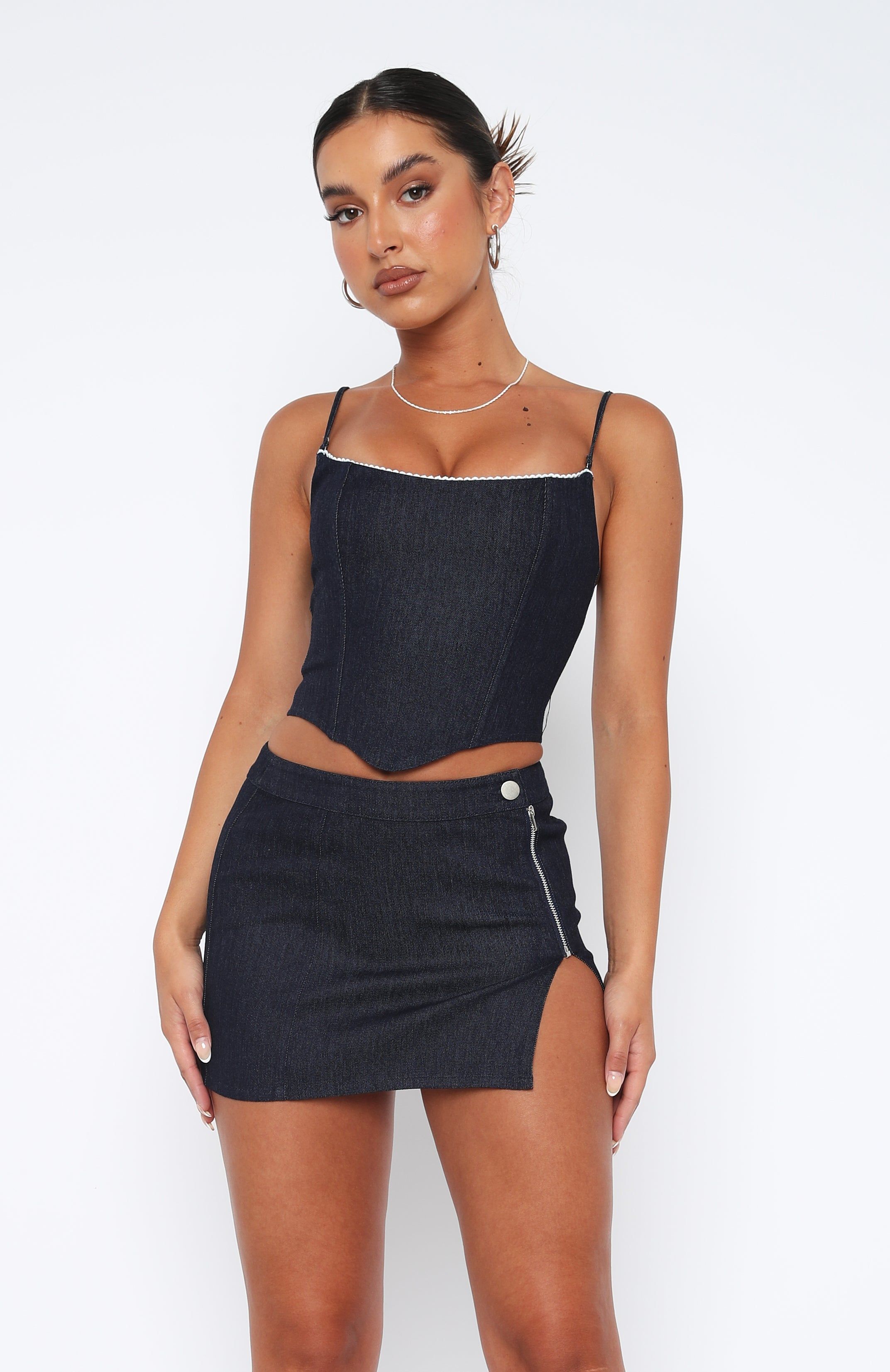 Part Of Me Bustier Deep Blue sold by White Fox Boutique product image thumbnail 2