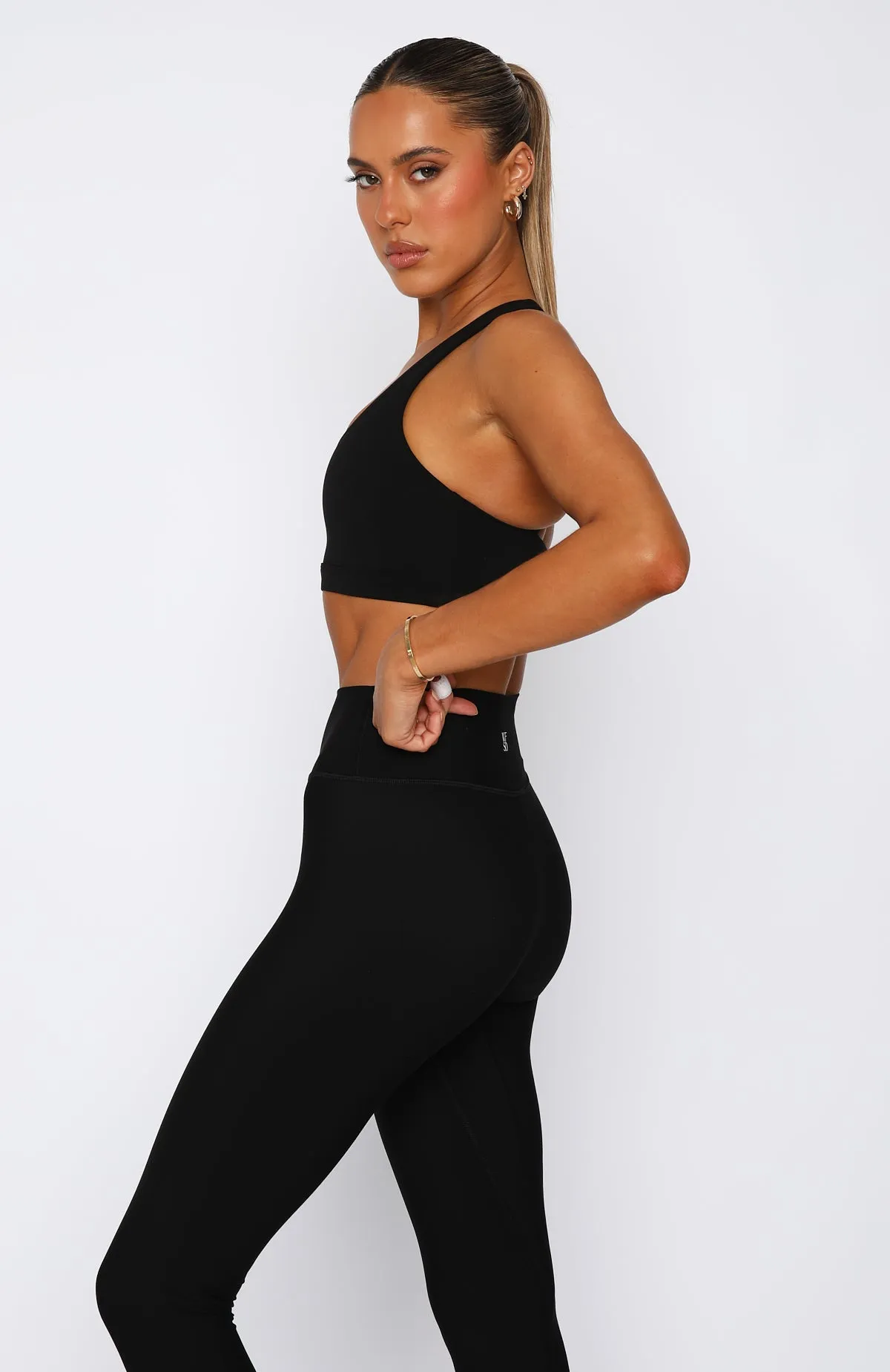 Eloise Sports Bra Black sold by White Fox Boutique product image thumbnail 3