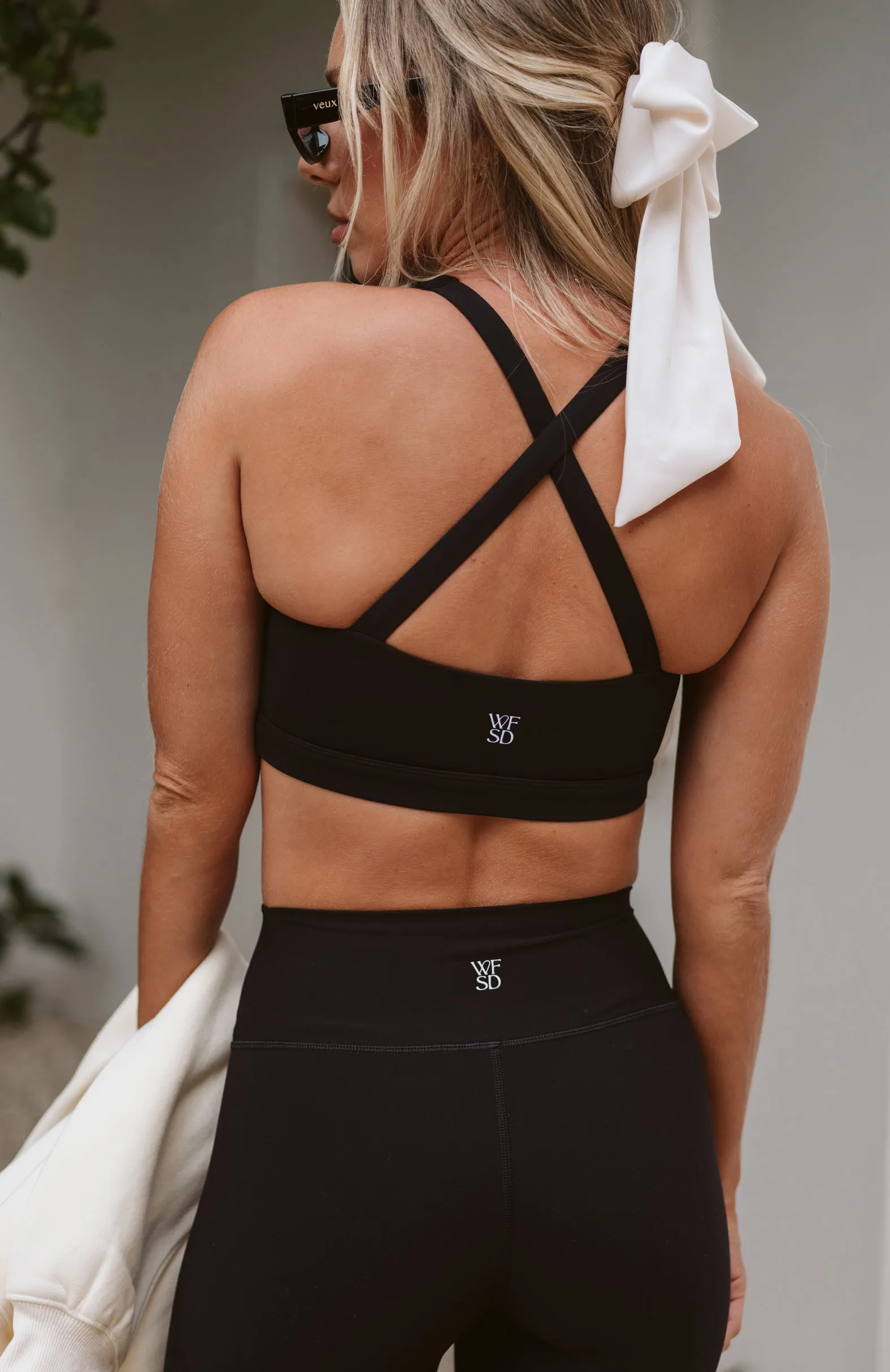 Eloise Sports Bra Black sold by White Fox Boutique product image thumbnail 5