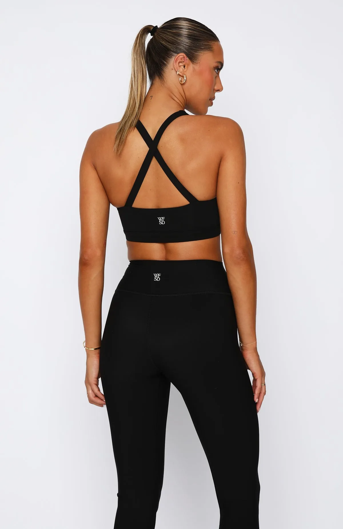 Eloise Sports Bra Black sold by White Fox Boutique product image thumbnail 4