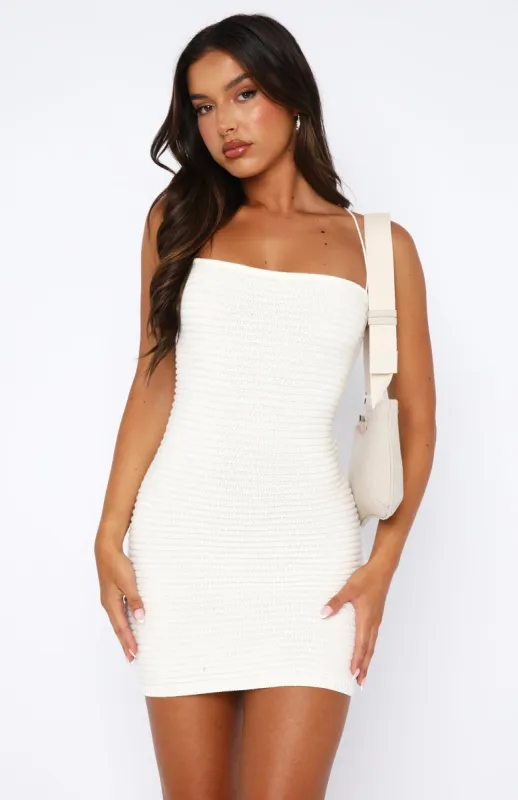 Loved By You Crochet Mini Dress White | Parallel