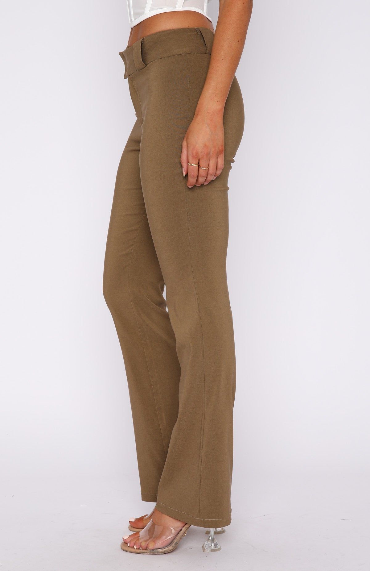 Don't Forget Me Pants Mocha sold by White Fox Boutique product image thumbnail 3