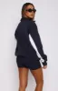 Jokes On You Zip Front Sweater Navy sold by White Fox Boutique