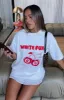 With Love In The Moment Oversized Tee White sold by White Fox Boutique