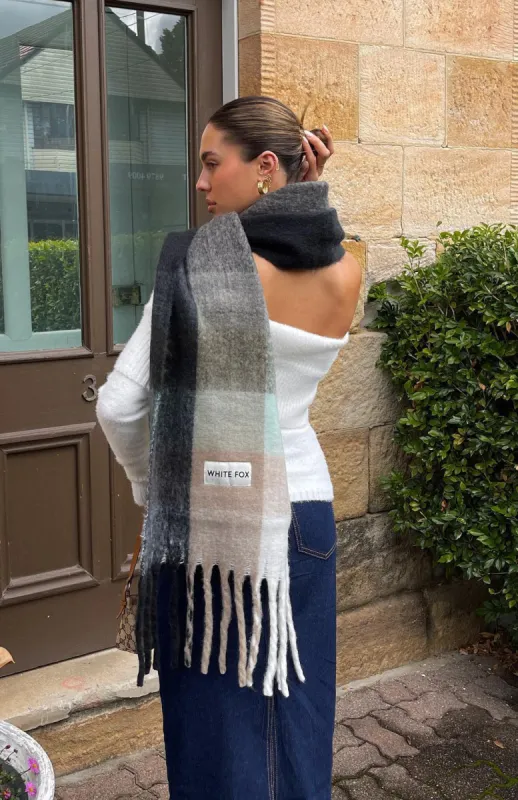 Winter Warmth Oversized Scarf Teal sold by White Fox Boutique
