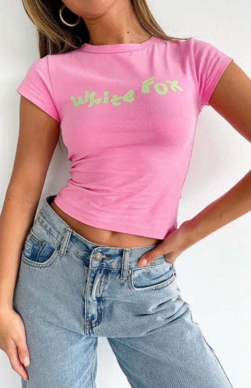 Moments Like These Baby Tee Pink sold by White Fox Boutique