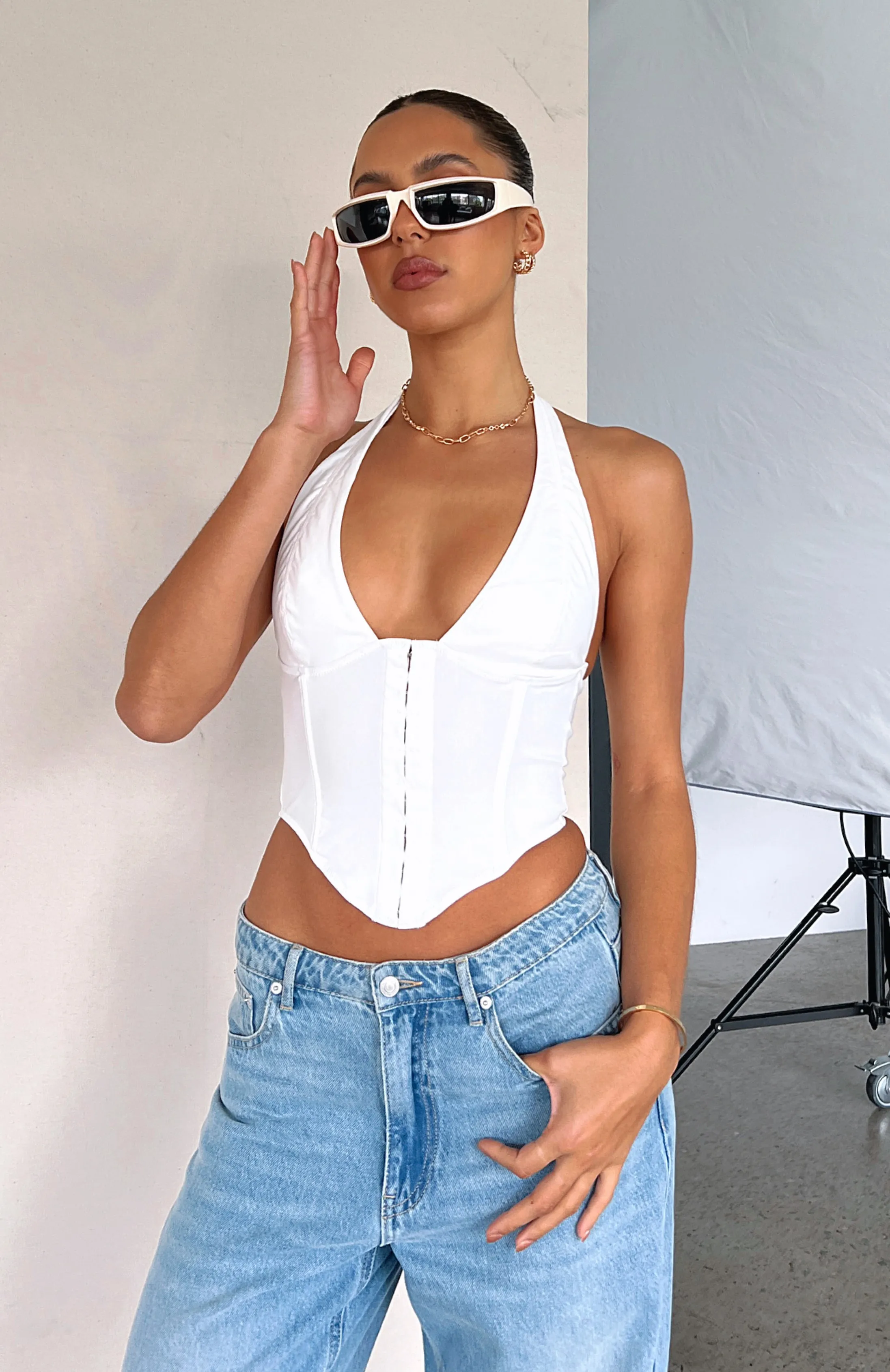 Body Love Bustier White sold by White Fox Boutique product image thumbnail 5