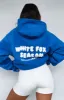 The Main Season Oversized Hoodie Electric Blue sold by White Fox Boutique