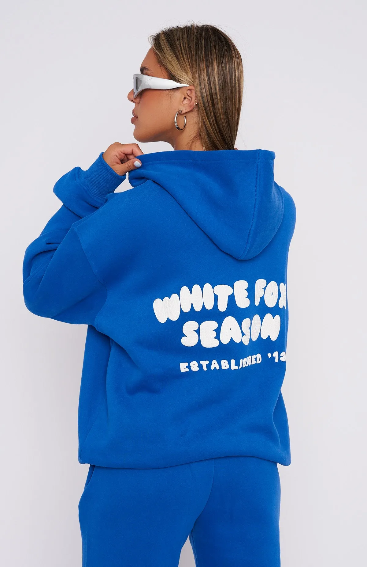 The Main Season Oversized Hoodie Electric Blue sold by White Fox Boutique product image thumbnail 4