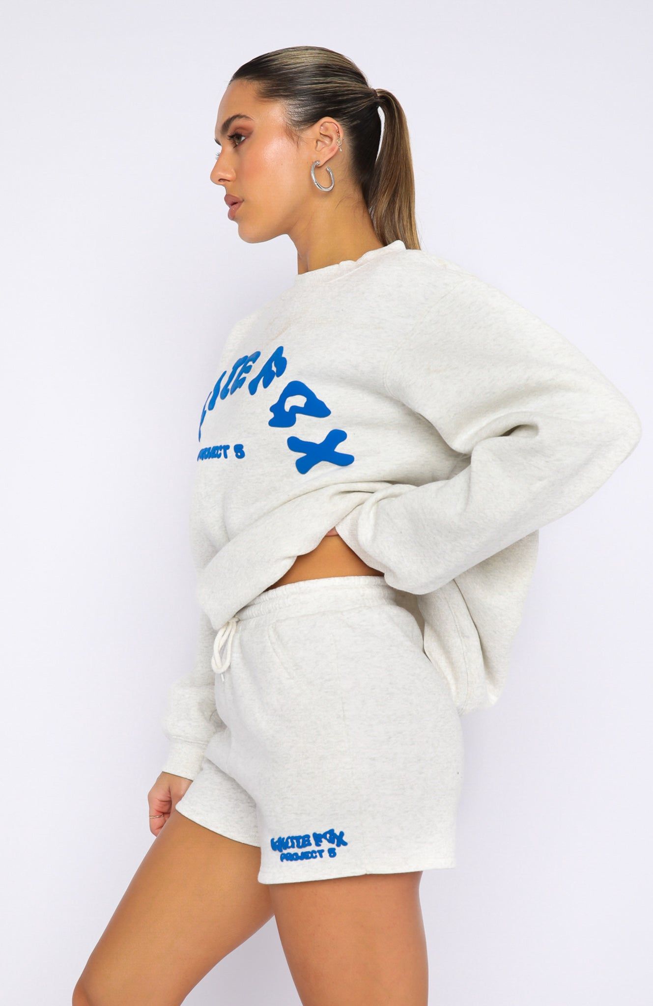 Project 5 Oversized Sweater Gravity Grey sold by White Fox Boutique product image thumbnail 3