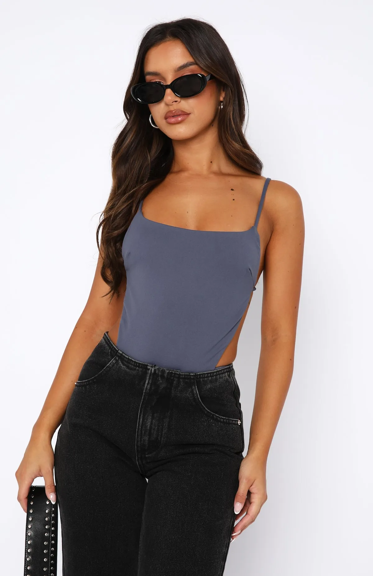 Start Dreaming Bodysuit Steel sold by White Fox Boutique product image thumbnail 4