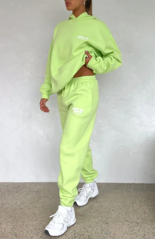 The Main Season Sweatpants Neon Green sold by White Fox Boutique