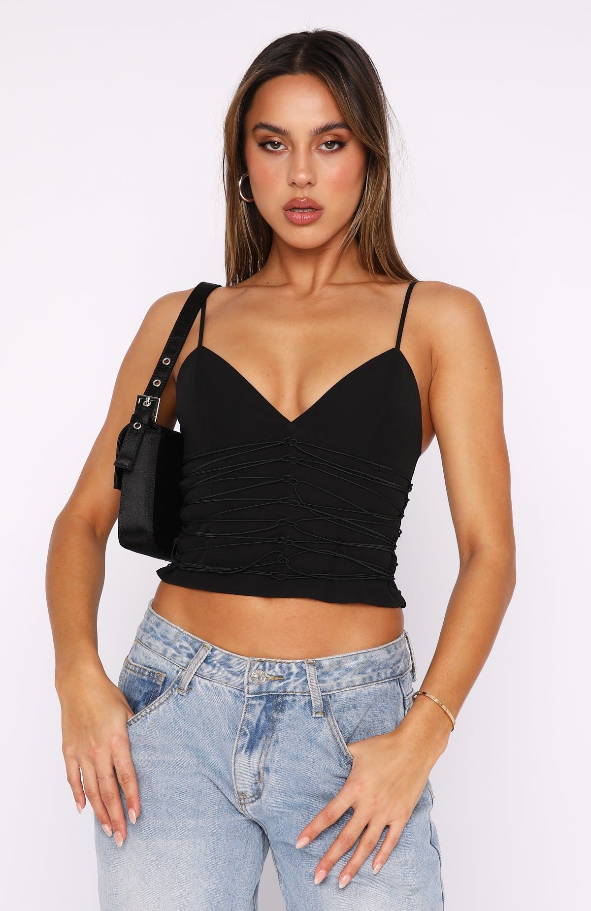All These Things Bustier Black sold by White Fox Boutique product image thumbnail 2