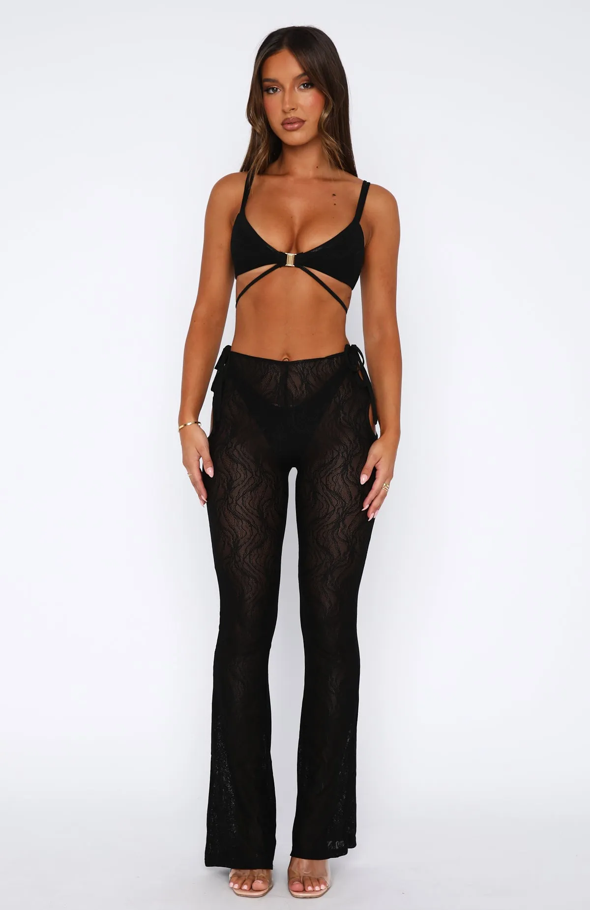 Put Your Hands Up Pants Black sold by White Fox Boutique product image thumbnail 2