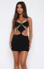 Rock With You Mini Dress Black sold by White Fox Boutique