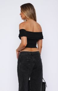 Once Upon A Time Top Black sold by White Fox Boutique