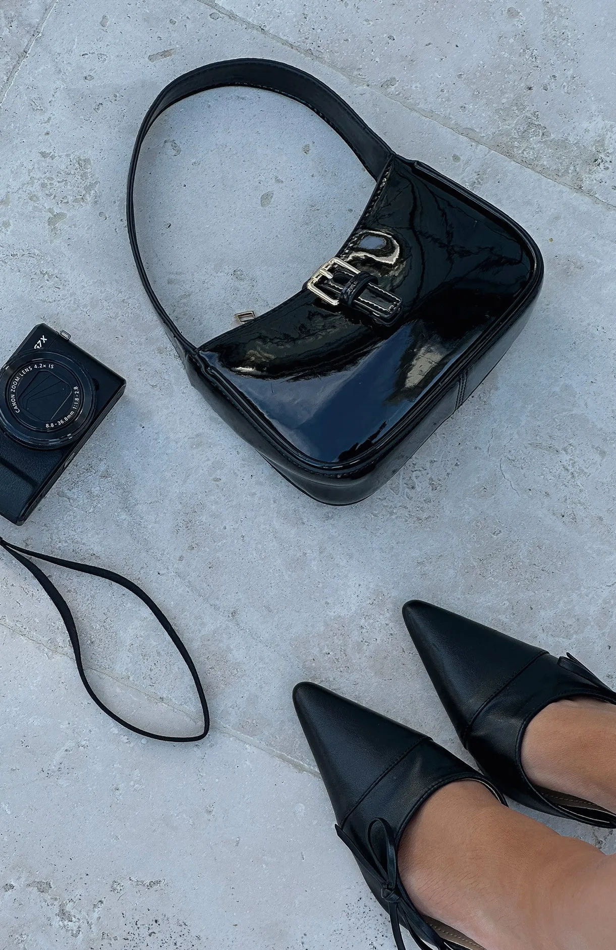 Dionne Shoulder Bag Black sold by White Fox Boutique product image thumbnail 3