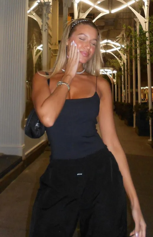 She's Going Out Bodysuit Black sold by White Fox Boutique