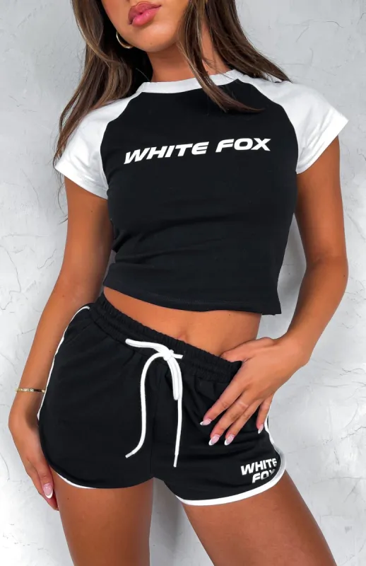 No Reason Baby Tee Black sold by White Fox Boutique