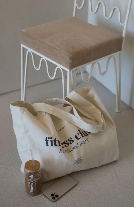 Farmers Market Tote Oyster made by White Fox Boutique