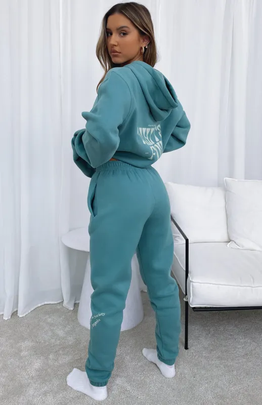Can't Get Enough Sweatpants Teal sold by White Fox Boutique