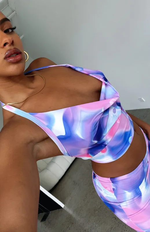 Need You Right Here Crop Purple Orb made by White Fox Boutique