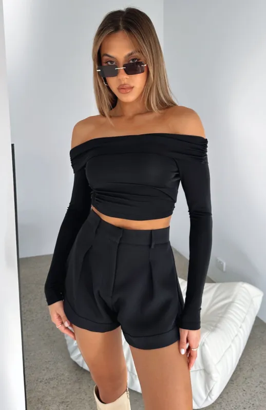 Hey Vacay Shorts Black sold by White Fox Boutique