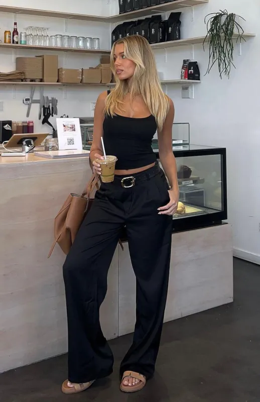 First Glimpse Pants Black sold by White Fox Boutique