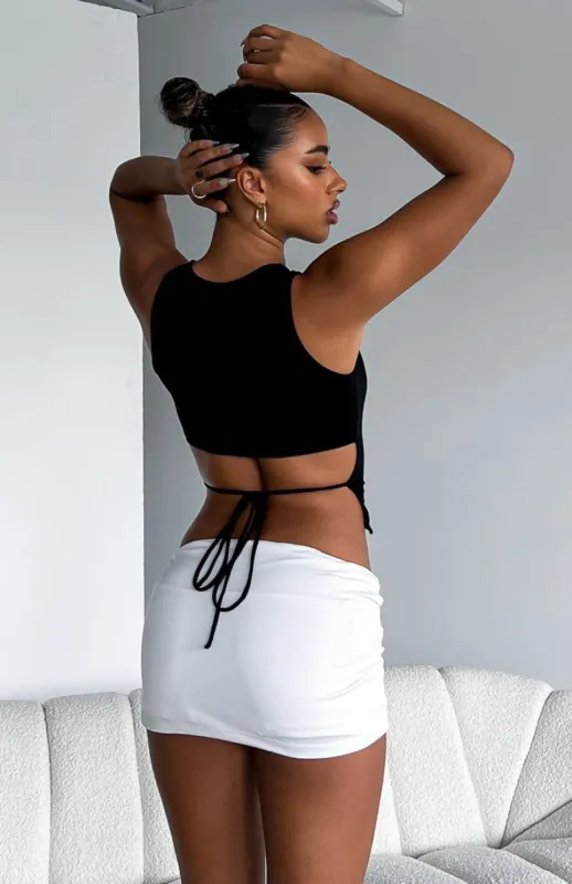 Wishing Well Top Black sold by White Fox Boutique