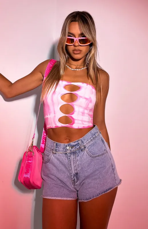 Toxic Love Crop Candy sold by White Fox Boutique