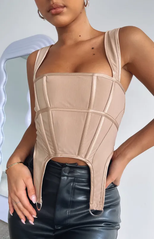 Always Thriving Bustier Stone sold by White Fox Boutique