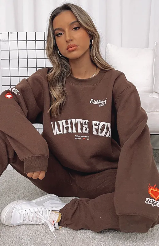 Remember Me Sweater Chocolate sold by White Fox Boutique