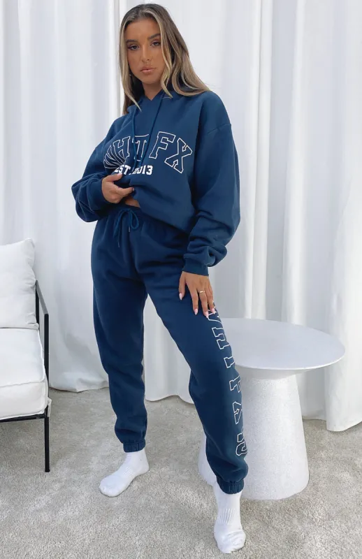 On Track Sweatpants Navy sold by White Fox Boutique