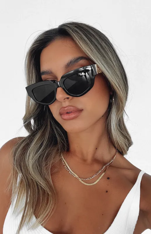 Amalfi Sunglasses Black sold by White Fox Boutique