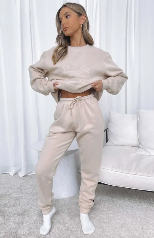 Make You Mine Sweatpants Sand sold by White Fox Boutique