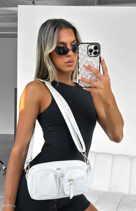 Stevie Crossbody Bag Off White sold by White Fox Boutique